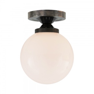 Yaounde Flush Globe Ceiling Light